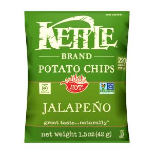 1 Bag Potato Chips, Single Serve, Jalapeno