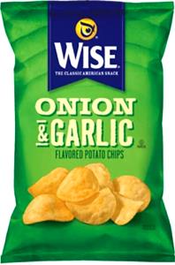 1 Bag Potato Crisps - Fresh Onion & Garlic