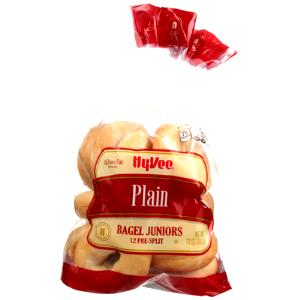 1 bagel (1 oz) Plain Bagel Juniors