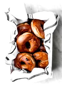 1 bagel (100 g) Cinnamon Raisin Bagel