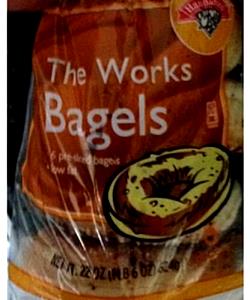 1 bagel (104 g) Honey Wheat Bagels