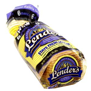 1 bagel (108 g) Cinnamon Raisin Swirl Bagel