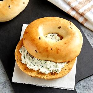 1 bagel (127 g) Jalapeno Bagel with Butter