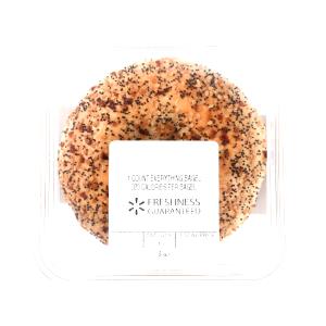 1 bagel (3 oz) Everything Bagel