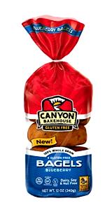 1 bagel (3.5 oz) Blueberry Bagel