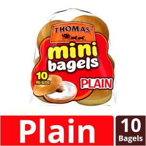 1 bagel (37 g) Plain Mini Bagels