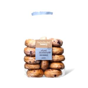 1 bagel (38 g) Blueberry Mini Bagels