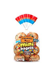 1 bagel (43 g) Mini Bagels - Party Cake