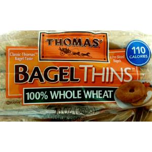 1 bagel (46 g) Bagel Thins - 100% Whole Wheat
