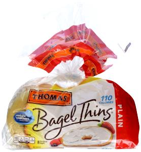 1 bagel (46 g) Bagel Thins - Plain