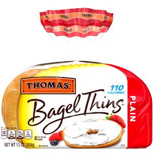 1 bagel (57 g) Plain Bagel Thin