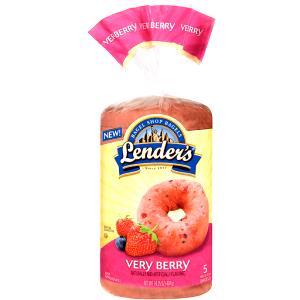 1 bagel (81 g) Very Berry Bagel