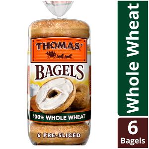 1 bagel (81 g) Whole Wheat Bagel