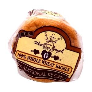 1 bagel (85 g) 100% Whole Wheat Bagels
