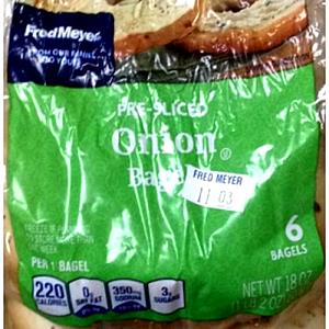 1 bagel (85 g) Onion Bagel