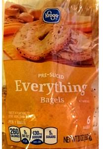 1 bagel (94 g) Everything Bagel