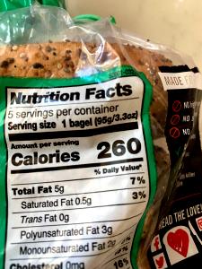 1 bagel (95 g) Bagel