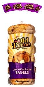 1 bagel (95 g) Cinnamon Raison Bagel