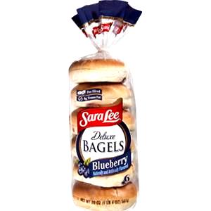 1 bagel (95 g) Deluxe Bagels - Blueberry