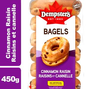 1 bagel (99 g) Cinnamon Raisin Pre-Sliced Bagels