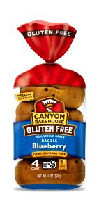 1 bagel (99 g) Gluten Free Blueberry Bagel