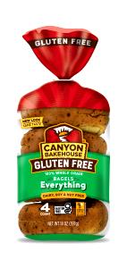 1 bagel (99 g) Gluten Free Everything Bagel