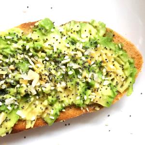 1 bagel Avocado Toast