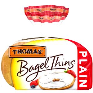 1 Bagel Bage, Plain Thin-Sliced
