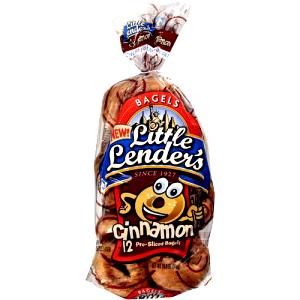 1 Bagel Cinnamon Bagel, Little Lender