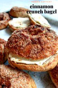 1 bagel Cinnamon Crunch Bagel