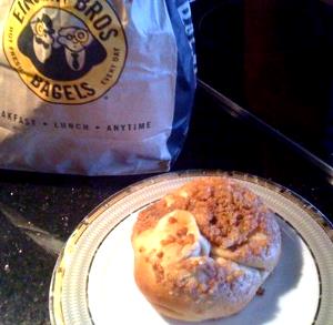1 bagel Dutch Apple Bagel