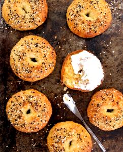 1 bagel Flax Bagels