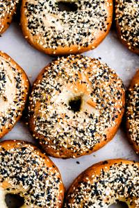 1 Bagel Freshly Baked Bagels Everything Bagel