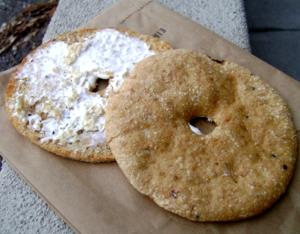 1 bagel Honey Whole Wheat Bagel Thin