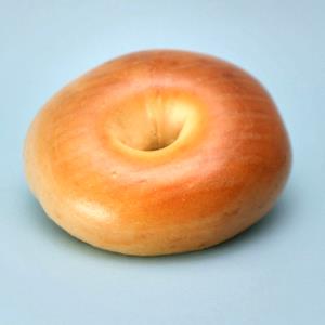 1 Bagel Plain Bagel, NY Style, Fresh