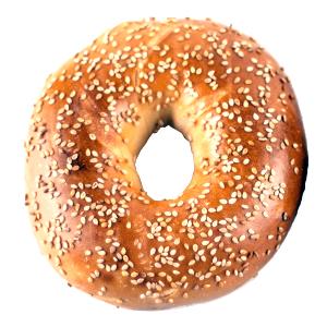 1 bagel Sesame Seed Bagel