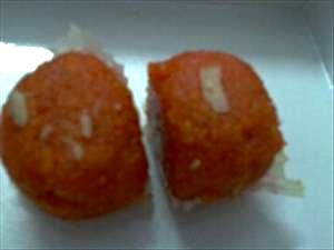 1 Ball (1-3/4" Dia) Ladoo Round Ball (Asian-Indian Dessert)