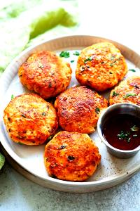 1 Ball Salmon Cake or Patty
