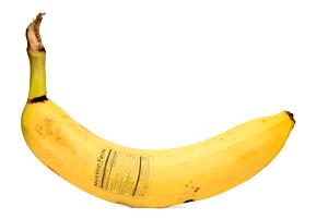 1 banana (136 g) Bananas (Large)