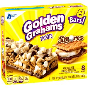 1 Bar (1 Oz) Soft Graham and Marshmallow Chocolate Chip Granola Bars