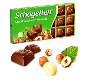 1 bar (100 g) Alpine Milk Chocolate with Hazelnuts