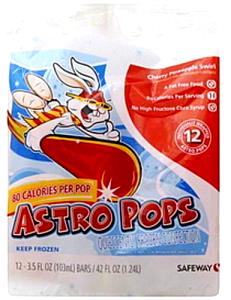 1 bar (111 g) Cherry Pineapple Swirl Astro Pops