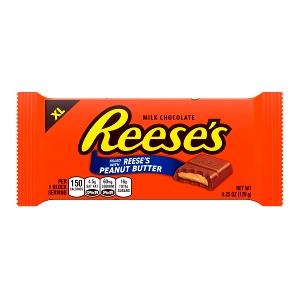 1 Bar (1.125 Oz) Chocolate Covered Honey-Combed Hard Candy with Peanut Butter