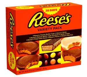 1 Bar (1.2 Oz) Chocolate Covered Honey-Combed Hard Candy with Peanut Butter