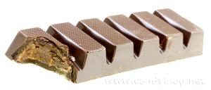 1 bar (1.5 oz) Dark Chocolate Filled with Chocolate Buttercream