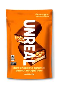 1 bar (19 g) Dark Chocolate Caramel Peanut Nougat Bar