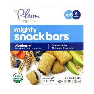 1 bar (19 g) Mighty Snack Bars Blueberry