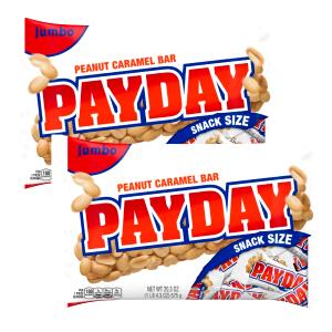 1 bar (19 g) Payday Peanut Caramel Bar (Jumbo Bag)
