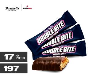 1 bar (2 pieces) (55 g) Double bite caramel crisp