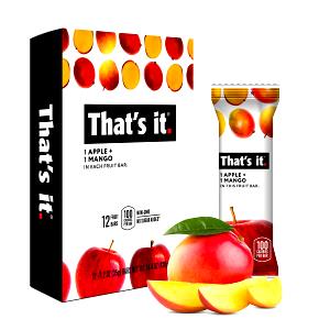 1 bar (20 g) 1 Apple + 1 Mango Fruit Bar